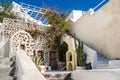 Greek house on the Santorini island Royalty Free Stock Photo