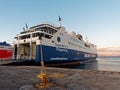 Greek Inter Island Ferry, Rafina Port Royalty Free Stock Photo