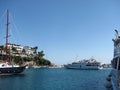 Greek island Alonnisos in the Aegean Sea Royalty Free Stock Photo