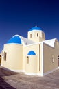 Greek island church santorini Royalty Free Stock Photo