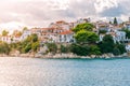 Greek island city Royalty Free Stock Photo