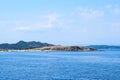 Greek islands - beautiful nature, sea, rocks, mountains Royalty Free Stock Photo