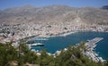 Greek islands. Kalymnos. Harbour. The best tourist destination in Aegean Sea