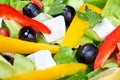 Greek or Italian Salad Royalty Free Stock Photo