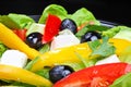 Greek or Italian Salad Royalty Free Stock Photo