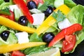 Greek or Italian Salad Royalty Free Stock Photo