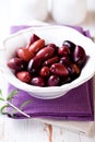 Greek Kalamata Olives Royalty Free Stock Photo