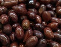 Greek Kalamata whole black glossy olives