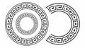 Greek Key Pattern Arch and Border - Decorative Vector Elements, vector design Generative AI Royalty Free Stock Photo