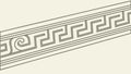 Greek Key Pattern Border, Ancient Geometric Design, vector design Generative AI Royalty Free Stock Photo