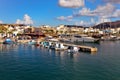 Greek landscape. The port in Kardamena on Kos island.