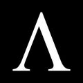 Greek letter lambda symbol Royalty Free Stock Photo
