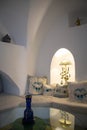 Greek living room Royalty Free Stock Photo