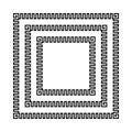 Greek meander frames, Royalty Free Stock Photo
