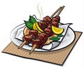 Greek meat kebabs