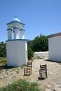 Greek Monastery Scene Royalty Free Stock Photo