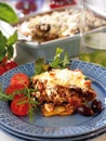 Greek moussaka Royalty Free Stock Photo