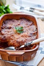 Greek moussaka Royalty Free Stock Photo