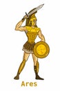 Greek mythology Gods, ,Ares,background
