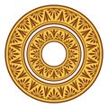 Greek national antique round pattern, . Royalty Free Stock Photo