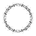 Greek national antique round pattern, . Royalty Free Stock Photo