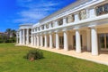Greek neoclassical architecture building