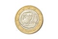 Greek one euro coin Royalty Free Stock Photo