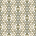 Greek ornamental seamless pattern. Modern geometric tribal ethnic style vector background. Repeat patterned traditional backdrop. Royalty Free Stock Photo