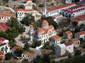 Greek orthodox cathedral, Megisti Island Royalty Free Stock Photo