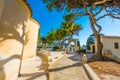 Greek orthodox cemetery in Lefkes village