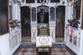 The Greek orthodox Chapel on the Mouse Island on the Greek Island of Corfu