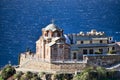 Greek Orthodox Church Above The Sea On Mt. Athos