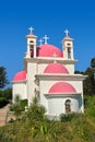 Greek orthodox church in Capernaum, Israel. Royalty Free Stock Photo