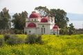 The Greek Orthodox Church of the Holy Apostles by the Sea of Galilee Royalty Free Stock Photo