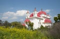 The Greek Orthodox Church of the Holy Apostles by the Sea of Galilee Royalty Free Stock Photo