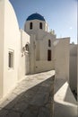 Greek Orthodox Church in Oia Santorini Royalty Free Stock Photo