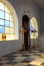 Greek orthodox church, Santorini Royalty Free Stock Photo