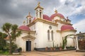 Greek Orthodox Church Of The Twelve Apostles In Capernaum, Israel Royalty Free Stock Photo