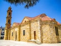 Greek Orthodox church under the clear blue sky. Cyprus Royalty Free Stock Photo