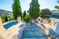 Greek orthodox cemetery in Lefkes village