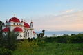 Greek Orthodox Monastery of the Holy Apostles at Capernaum, Israel Royalty Free Stock Photo