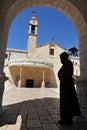 A Greek orthodox priest in Nazareth