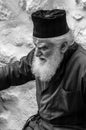Greek orthodox priest portrait Royalty Free Stock Photo