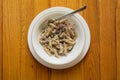 Greek pasta salad. Royalty Free Stock Photo