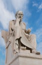 Greek Philosopher Socrates Sculpture Royalty Free Stock Photo