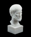 Greek philosopher Aristotle sculpture Royalty Free Stock Photo