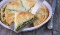 Greek pie Spanakopita Royalty Free Stock Photo