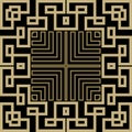 Greek plaid tartan seamless pattern. Vector geometric background. Tribal ethnic repeat backdrop. Modern design with frames, Royalty Free Stock Photo