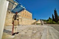 The Greek Presidential guard called Evzoni or Tsoliades dressed in traditional uniform