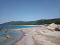 Greek rocky beach
